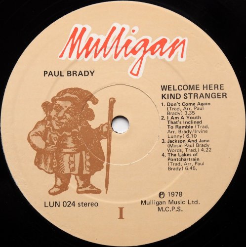 Paul Brady / Welcome Here Kind Strangerβ