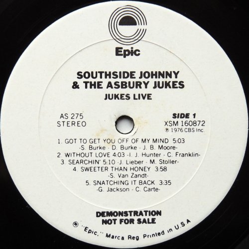 Southside Johnny & The Asbury Jukes / Jukes Live At The Bottom Line (Promo Only Rare Live)β