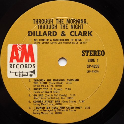 Dillard & Clark / Through The Morning Through The Night (US Early Issue)の画像