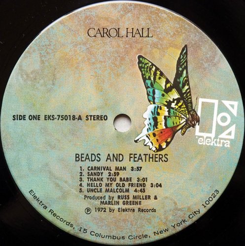 Carol Hall / Beads And Feathers の画像