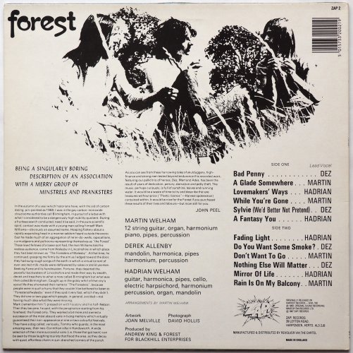 Forest / Forest (80s Re-issue)β