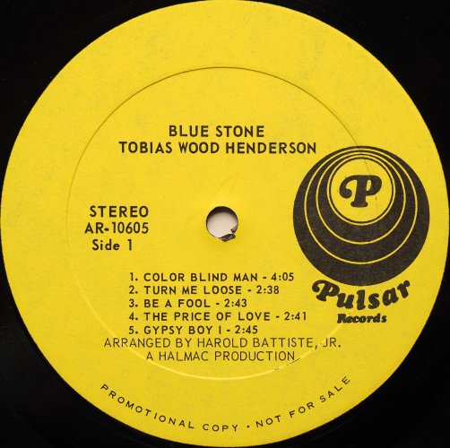 Tobias Wood Henderson / Blue Stone (Rare Promo)β