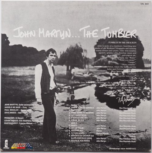 John Martyn / The Tumbler (Italy Blue Label Later Issue)の画像