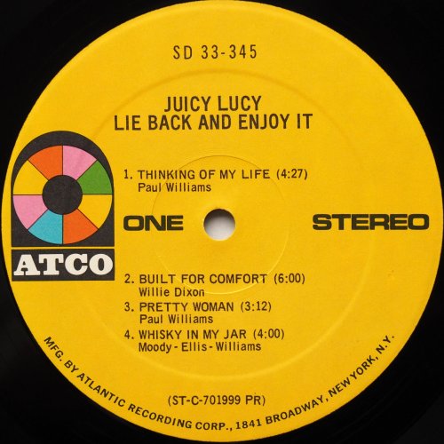 Juicy Lucy / Lie Back And Enjoy It (US Early Issue)β