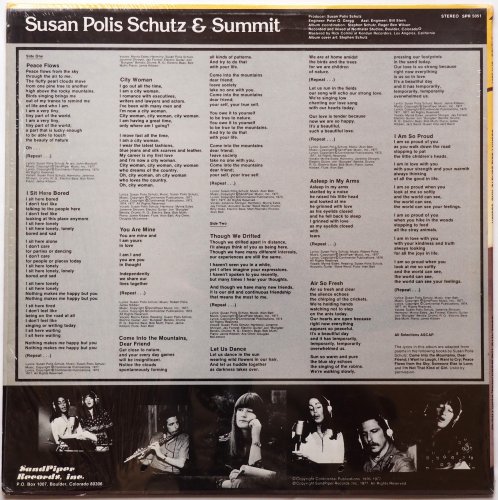 Susan Polis Schutz & Summit / Come Into The Mountains, Dear Friend (In Shrink)β