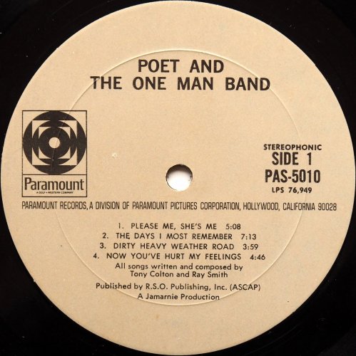 Poet And The One Man Band / Poet And The One Man Band (US)β