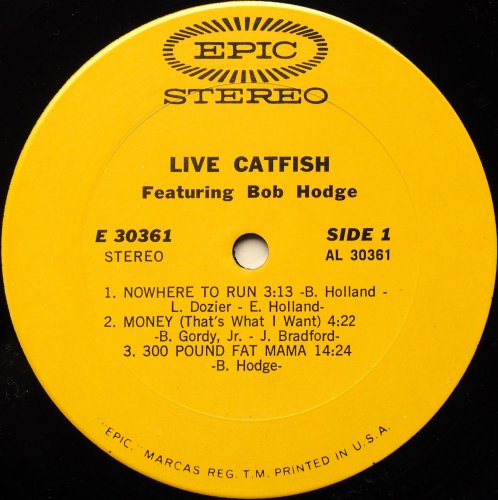 Catfish Featuring Bob Hodge / Live Catfishの画像