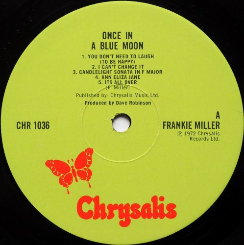 Frankie Miller / Once In A Blue Moon (UK, w/Lylics Inner Sleeve)β