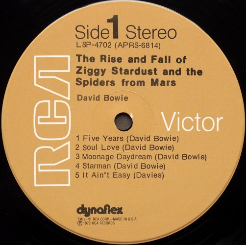 David Bowie / The Rise And Fall Of Ziggy Stardust And The Spiders From Mars (Early Issue In Shrink)β