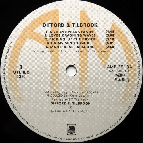 Difford & Tilbrook / Difford & Tilbrook (աŸ)β