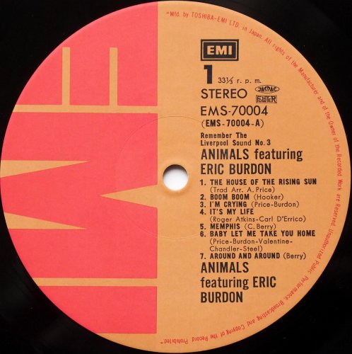 Animals, The / Animals Featureing Eric Burdonβ