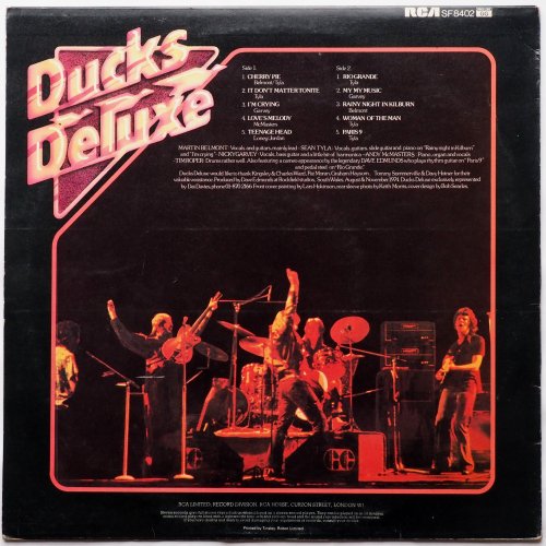 Ducks Deluxe / Taxi To The Terminal Zone (UK Matrix-1)β