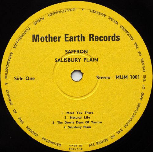 Saffron (Summerfield) / Salisbury Plain (1st Issue Signed)β