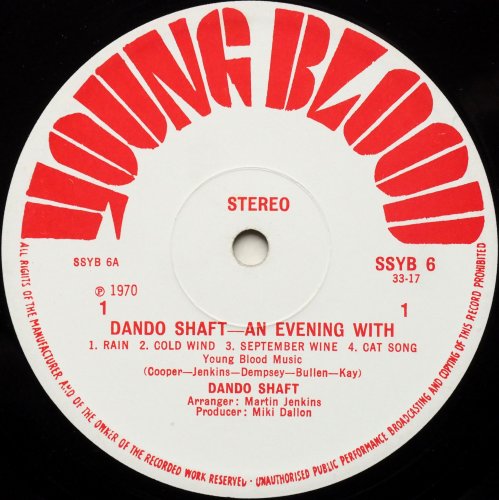 Dando Shaft / Dando Shaft (1st UK Young Blood!!)β