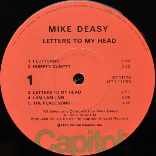 Mike Deasy / Letters To My Headβ