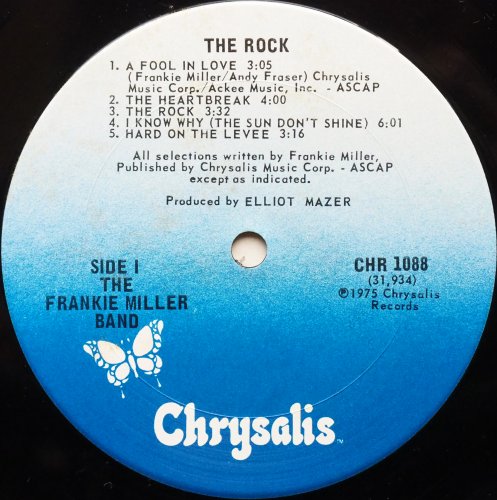 Frankie Miller Band, The / The Rock (US)β