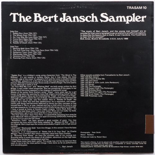 Bert Jansch / The Bert Jansch Sampler (UK)β