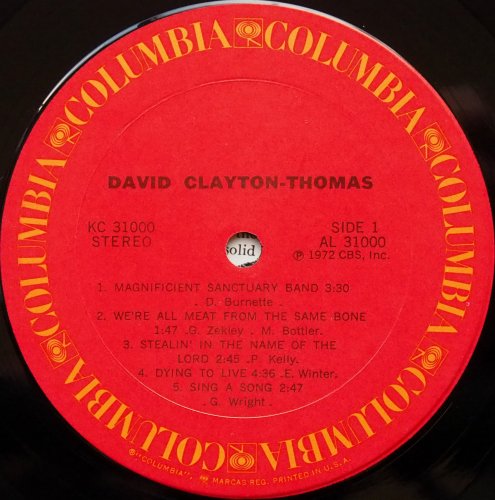 David Clayton-Thomas / David Clayton-Thomas (In Shrink)β