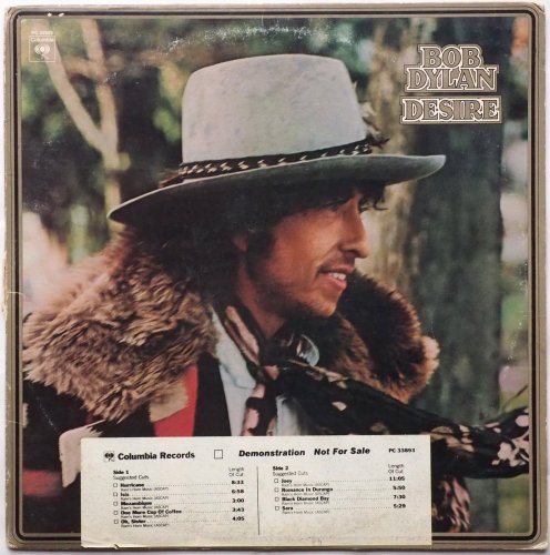 Bob Dylan / Desire (Rare White Label Promo)β