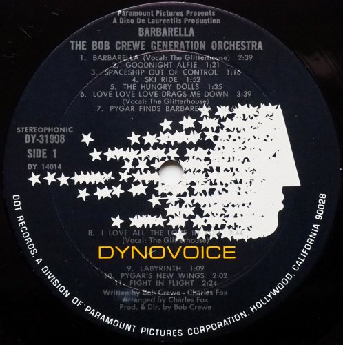 Jane Fonda / Bob Crewe Generation Orchestra / Barbarella (OST Dynovoice Original!)β