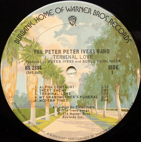 Peter Ivers Band, The / Terminal Loveβ