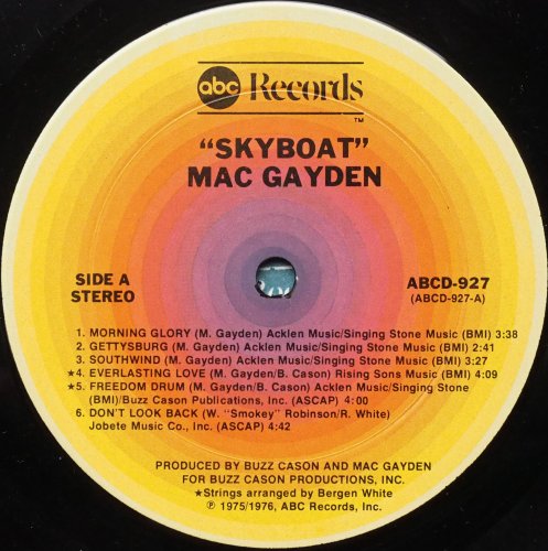 Mac Gayden / Skyboatβ