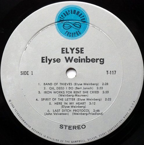 Elyse Weinberg / Elyse (US In Shrink)β