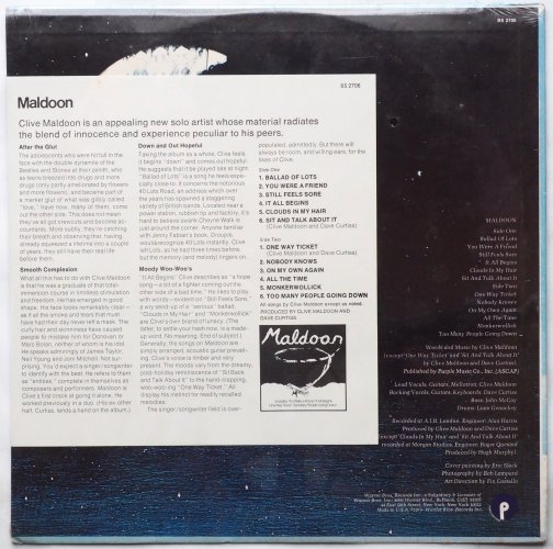 Maldoon (Curtiss Maldoon) / Maldoon (Sealed! Rare Promo w/Press sheet)β