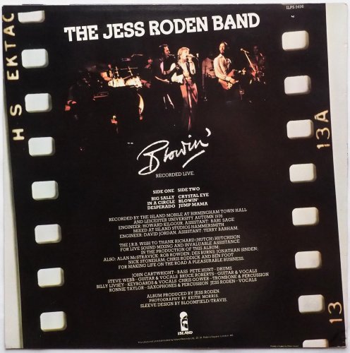 Jess Roden Band / Blowin(UK)β