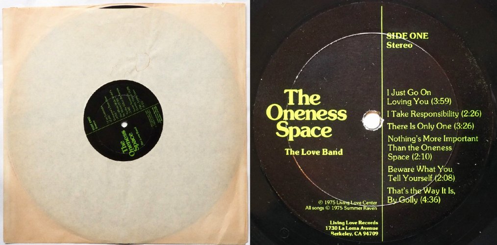 Love Band, The / The Oneness Space (In Shrink)の画像