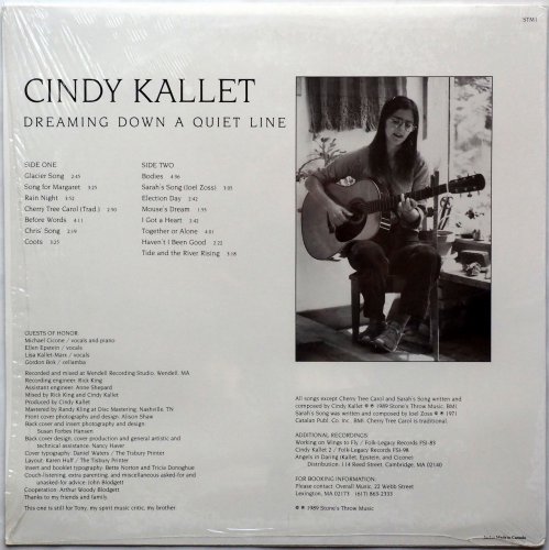 Cindy Kallet / Dreaming Down A Quiet Line (In Shrink)β