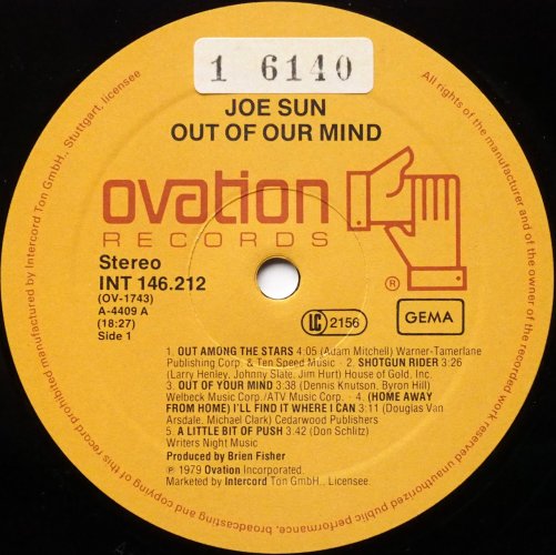 Joe Sun / Out Of Your Mindβ