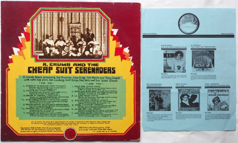 Robert Crumb And His Cheap Suit Serenaders / Number Threeβ