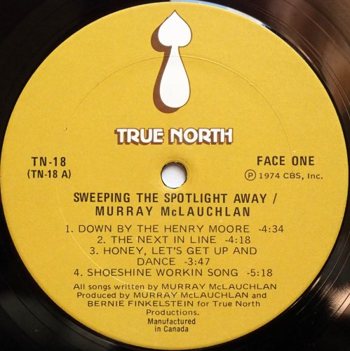 Murray McLauchlan / Sweeping the Spotlight Away (Canada In Shrink!)β