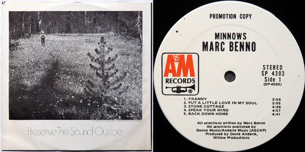 Marc Benno / Minnows (White Label Promo)β