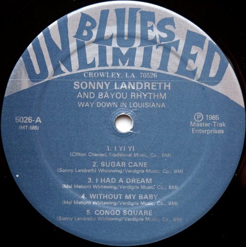 Sonny Landreth and Bayou Rhythm / Way Down In Louisianaβ