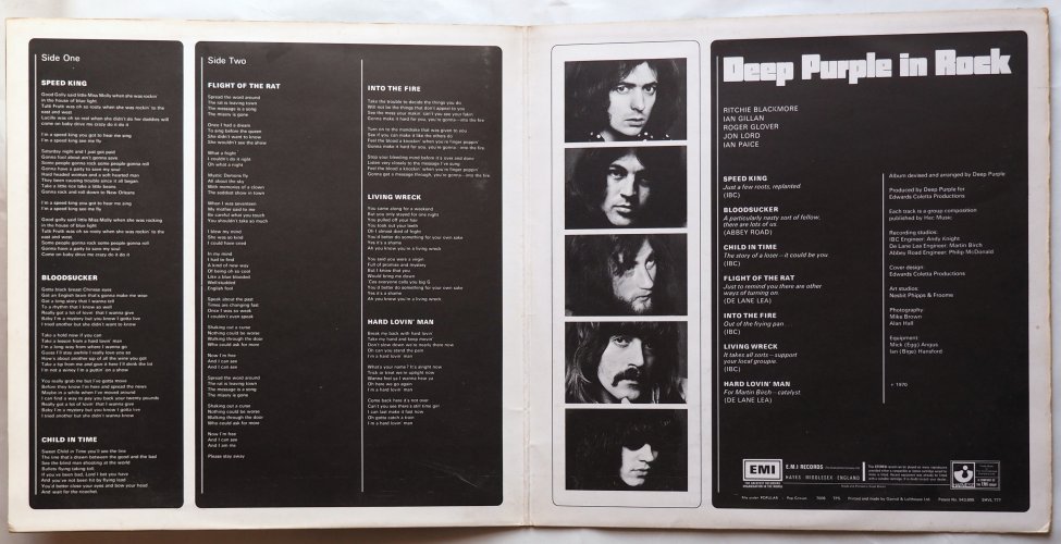 Deep Purple / In Rock (UK Early Press)β