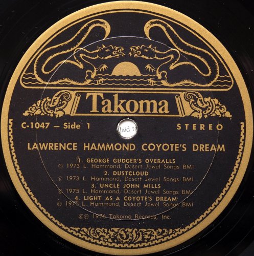 Lawrence Hammond (Mad River) / Coyote's Dreamβ