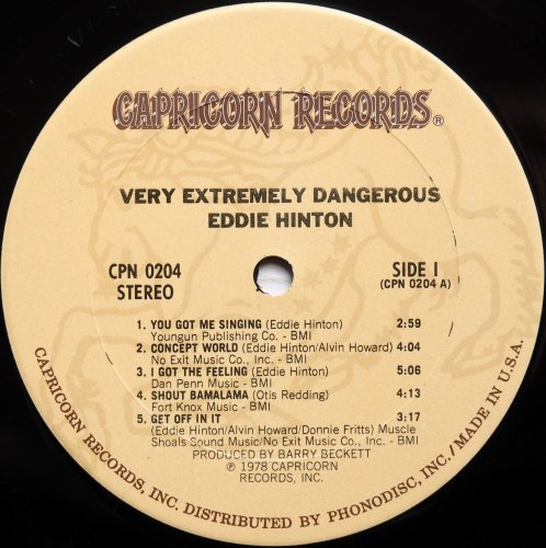 Eddie Hinton / Very Extremely Dangerous (In Shrink)β