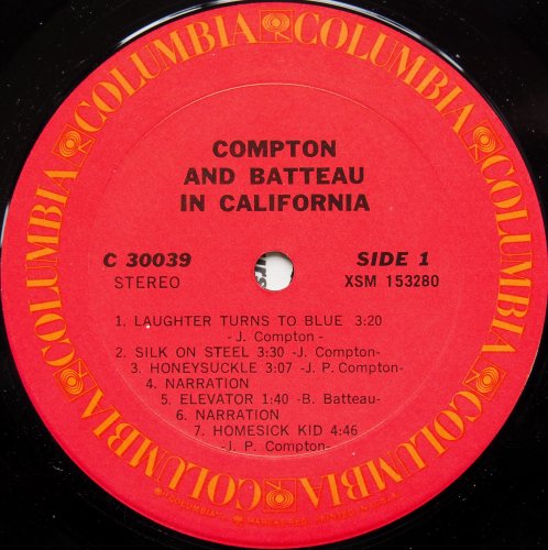Compton & Batteau / In California (In Shrink)β