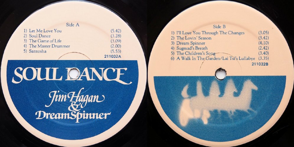 Jim Hagan & The Dream Spinner Band /  Soul Danceβ