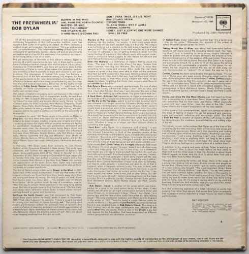 Bob Dylan / Freewheelin' (US Early Issue Mono)β