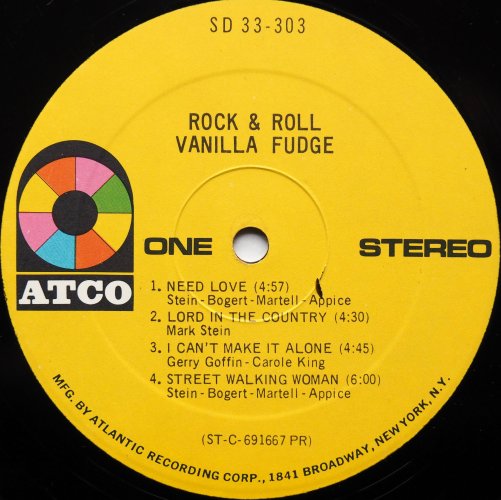 Vanilla Fudge / Rock & Roll (US Early Issue)β