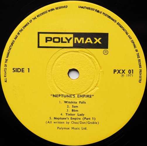 NEPTUNE'S EMPIRE☆Same UK Polymax オリジナル MAT-A/B 1st Press www