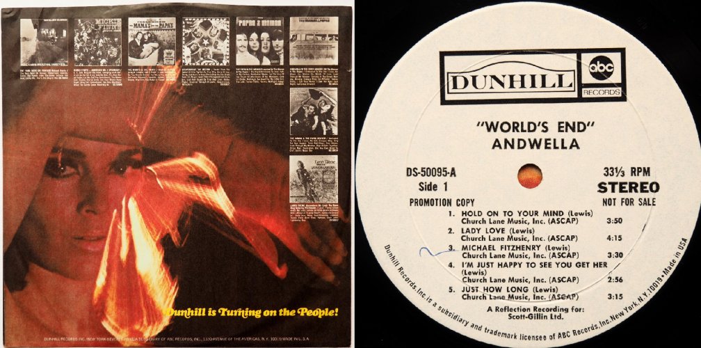 Andwella / World's End (US White Label Promo)β