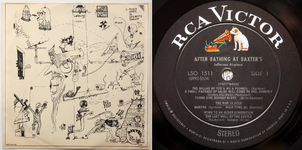 Jefferson Airplane / After Bathing at Baxter's (US Early Issue w/ Original Inner Sleeve)β