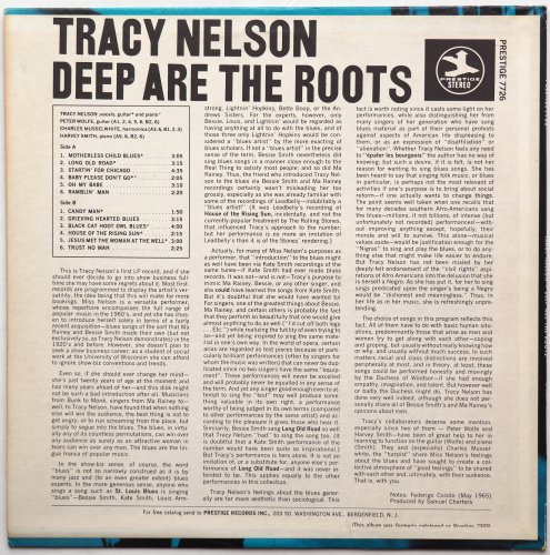 Tracy Nelson / Deep Are The Roots (70s Reissue)β