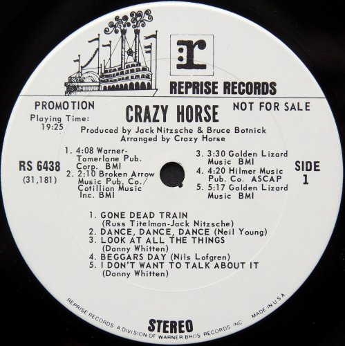 Crazy Horse / Crazy Horse (US Rare White Label Promo)β