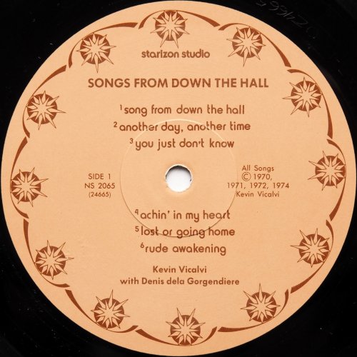 Kevin Vicalvi With Denis Dela Gorgendiere / Songs From Down The Hall (In Shrink!)β