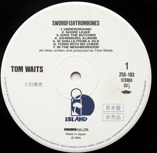 Tom Waits / Swordfishtrombones (ա٥븫)β